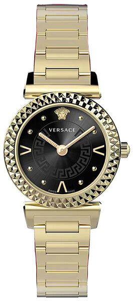 versace mini vanity strap watch|Versace Mini Vanity Stainless Steel & Leather Strap Watch on .